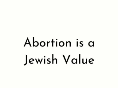 abortion jewish value