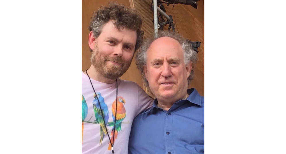 Gabriel Kahane and his father Jeffrey Kahane