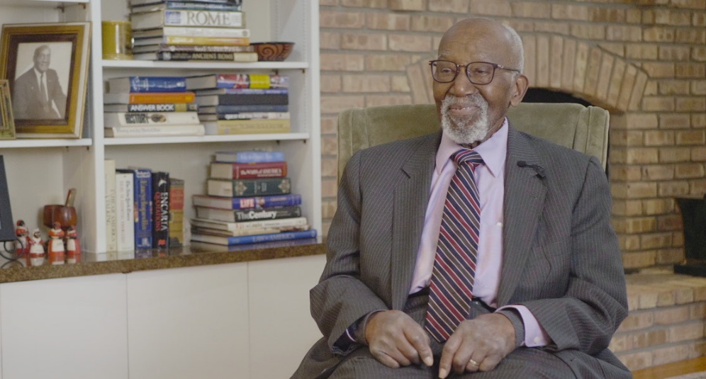 Dr. James Allen Jones in his home for Coming of Age: Detroit